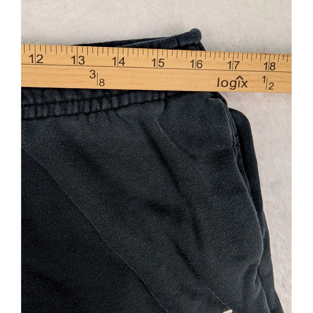 Nike Sportswear Jogger Pants Men's L Black Sweatpants Drawstring Swoosh‎ - Picture 5 of 7